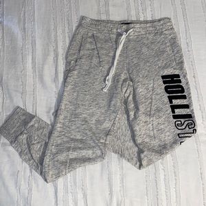 Hollister XS gray joggers